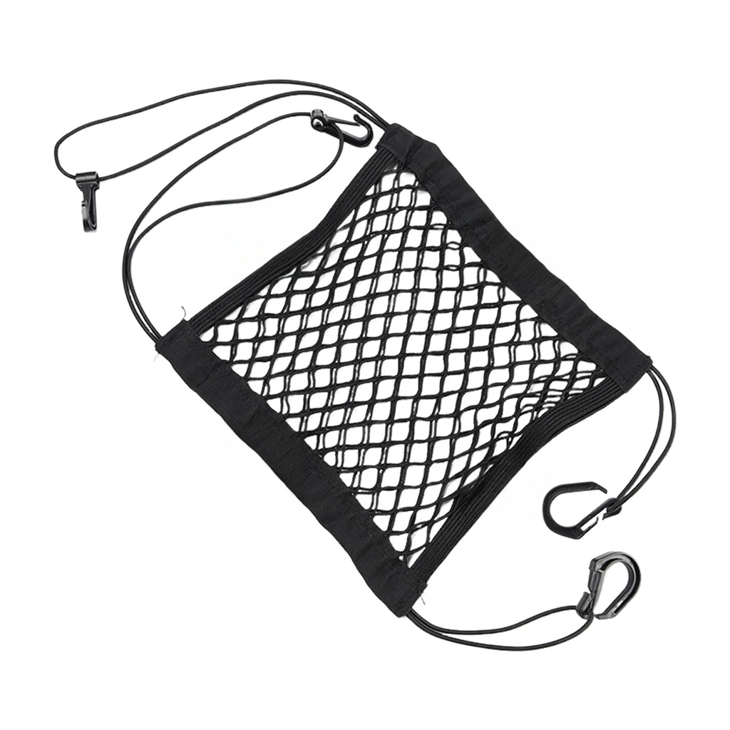 Car Seat Gap Mesh Organizer Stretchable Mesh Pocket Organizer Holds Phone Keys Sunglasses