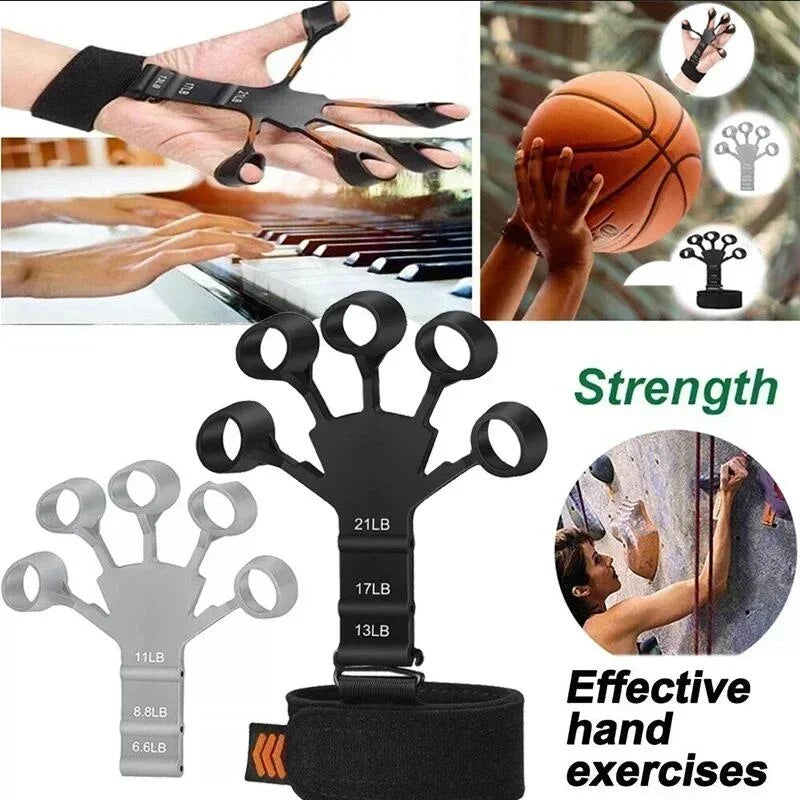 Finger Gripper Finger Exerciser Guitar Finger Exerciser 6 Resistant Levels Recovery Physical Tools Hand Strengthener For Patient