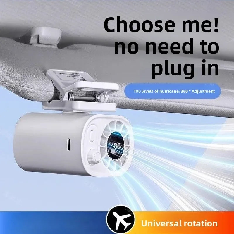 Able Car Small Electric Fan Charging Model Special 12V Car for Internal Heat Dissipation Strong Cooling and High Wind Usb Car